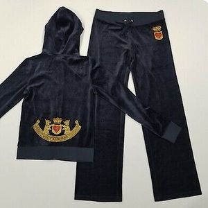 Y2K Juicy Couture Velour Tracksuit (Top/Bottom)